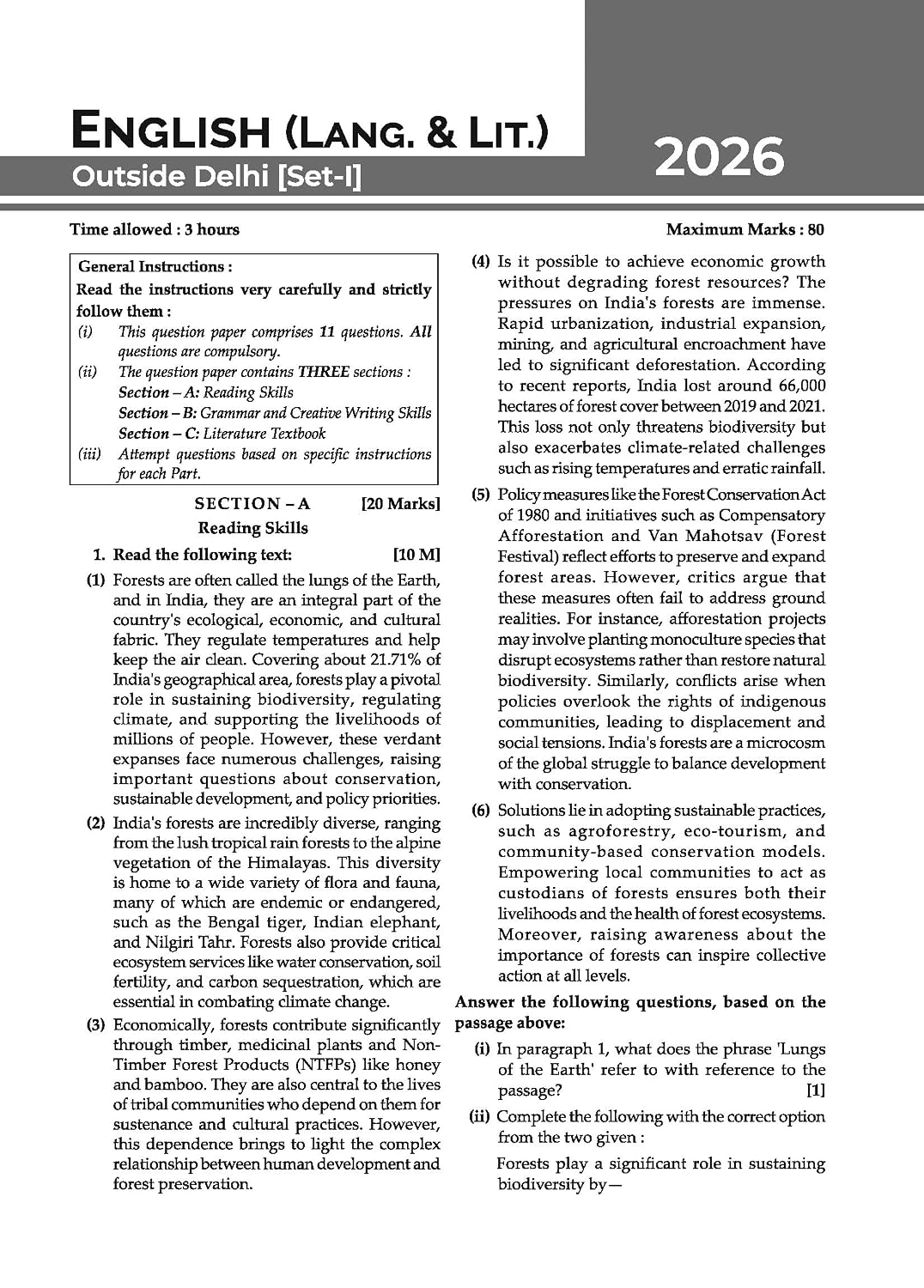 Gurukul By Oswaal CBSE 10 Years Solved Papers Class 10 Exam 2027 - Yearwise Board Solutions of Math Standard, English, Science & Social Science (All Sets Delhi & Outside), Latest Syllabus