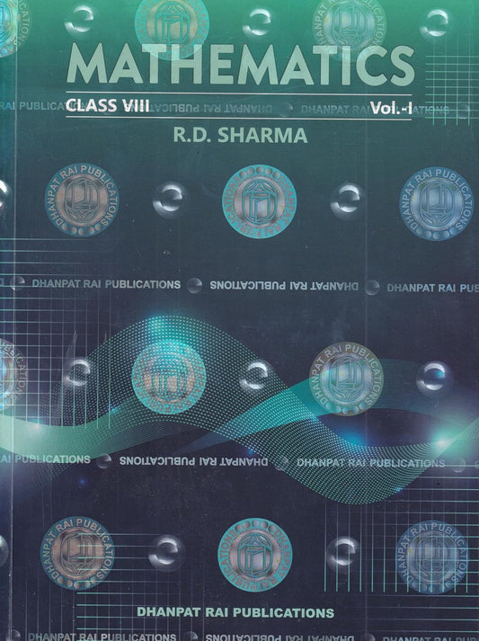 R D Sharma Class 8 Mathematics 2026 Edition | R D Sharma Class 8 Maths 2026-27 CBSE Examination | Volume 1