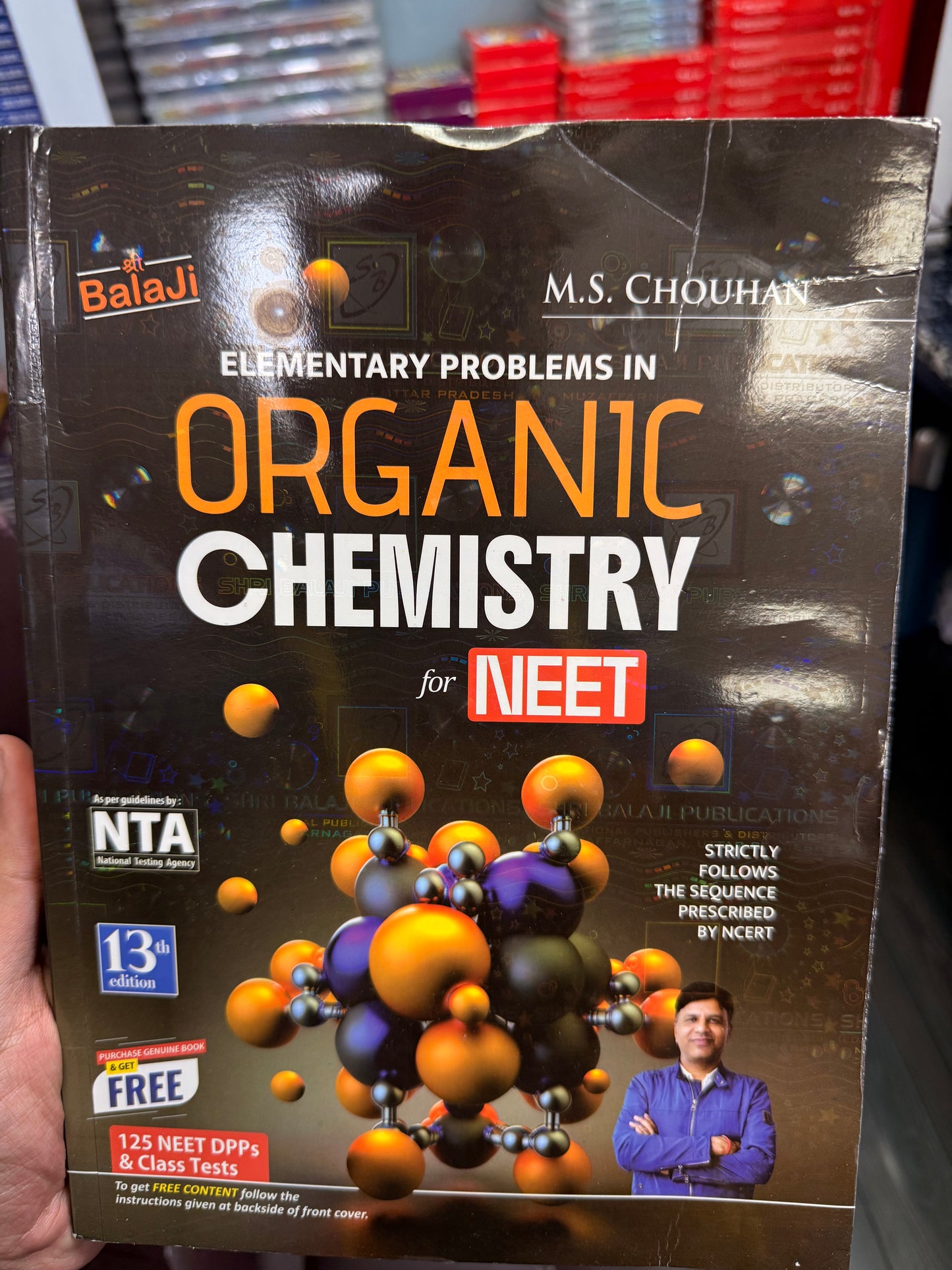 MS Chouhan - Elementary Problems in Organic Chemistry for NEET + Solution for the Same - Set of 2 Books - 13th Edition- 2026 Exams [ENGLISH LANGUAGE - ORIGINAL TOP GRADE PAPER & PRINT] 