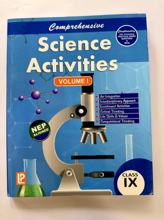 Comprehensive Science Activities – Class 9 | CBSE 2025–26 | Hardcover Lab Manual (Book)