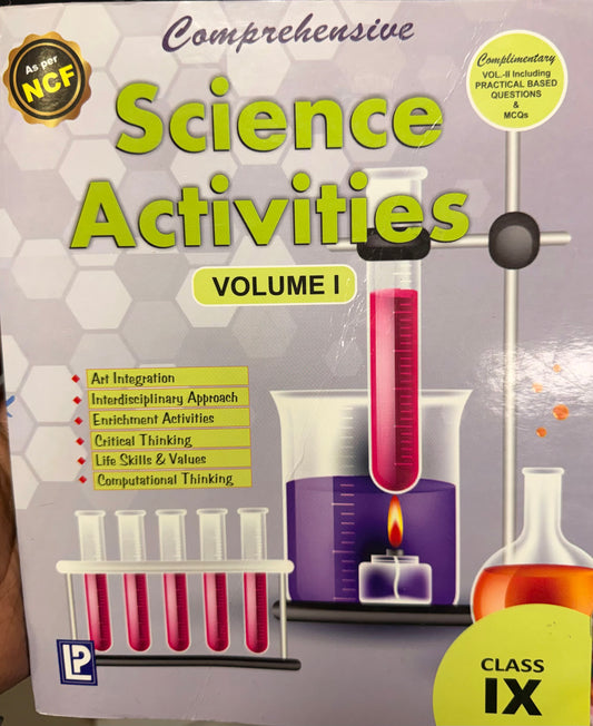 Comprehensive Science Activities – Class 9 | CBSE 2026 | Hardcover Lab Manual (Book)