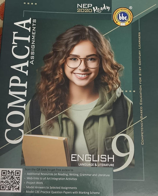 BBC BOOK ENGLISH COMPACTA with Literature Companion FOR Assignments Book 9 Class (2023-24) NEW Perfect Paperback – 1 January 2023