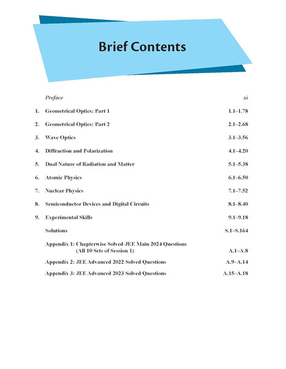 JEE Advanced Optics and Modern Physics with Free Online Assessments and Digital Content (Concept videos and Solution videos) 2024 | CENGAGE