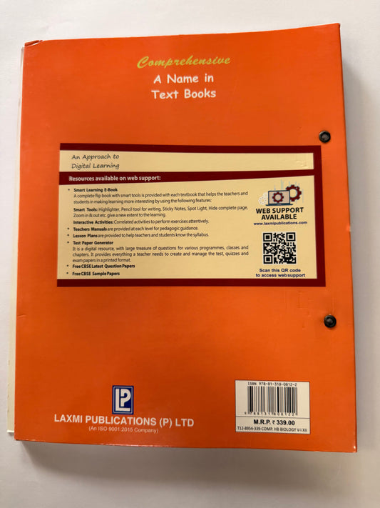 Comprehensive Biology Activities Vol 1 & 2 – Class 12 | CBSE 2025–26 | Hardcover Lab Manual (Book + Notebook)
