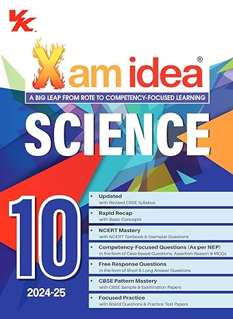 Xam idea Science Class 10 Book | CBSE Board | Chapterwise Question Bank | Based on Revised CBSE Syllabus | NCERT Questions Included