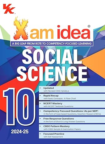 Xam idea Social Science Class 10 Book 2024 | CBSE Board | Chapterwise Question Bank | Based on Revised CBSE Syllabus | NCERT Questions Included | SST