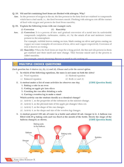 Xam idea Science Class 10 Book | CBSE Board | Chapterwise Question Bank | Based on Revised CBSE Syllabus | NCERT Questions Included