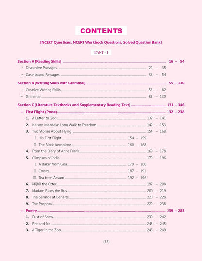 Together with CBSE Question Bank Class 10 English Language & Literature for 2025 Exam (Chapterwise & Topicwise)