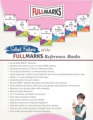 Full Marks Sanskrit CBSE Support Book Class 10 | NCERT Solutions | Question Bank | Reference Books | Help Books | Chapterwise Solutions | NCERT Textual Questions | Study Material | Practice Material