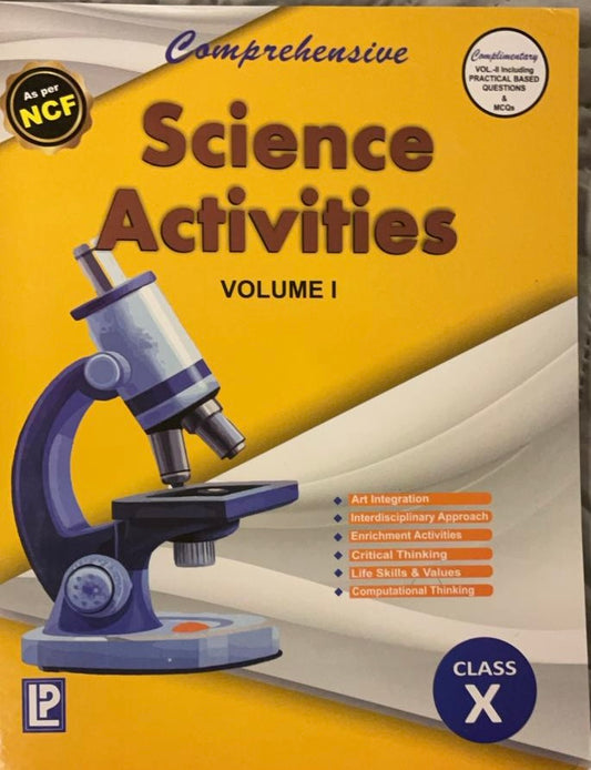 Comprehensive Science Activities – Class 10 | CBSE 2026 | Hardcover Lab Manual (Book)