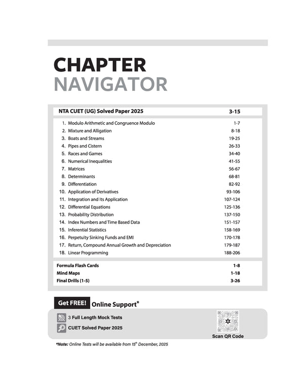CUET UG 2026 Applied Mathematics | Chapterwise Notes & Question Bank | Based on NTA Pattern | 1000+ NCERT MCQs, Assertion Reason & Case-Based Questions | Chapterwise Mindmaps & Flash Cards | Free Online Digital Support