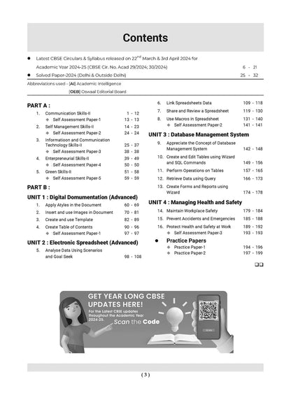 CBSE Question Bank Class 10 Information Technology, Chapterwise And Topicwise Solved Papers For Board Exams 2025 | Oswaal Publication