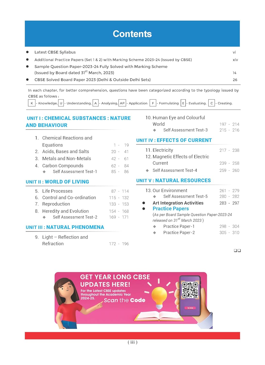 Oswaal CBSE Question Bank Class 10 Science, Chapterwise and Topicwise Solved Papers For Board Exams 2025