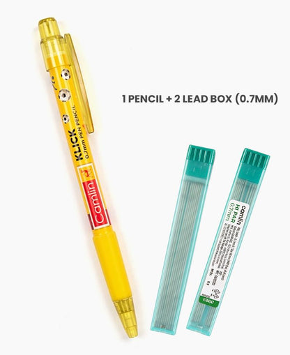 Camlin Mechanical Pencil, 0.7mm and 2 Lead Boxes