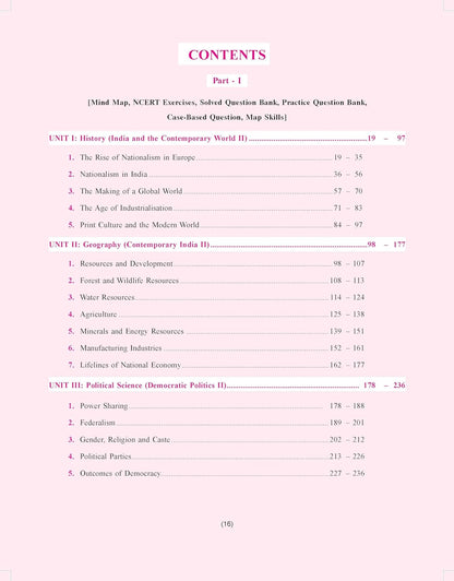 Together with CBSE Question Bank Class 10 Social Science for 2025 Exam (Chapterwise & Topicwise) | SST