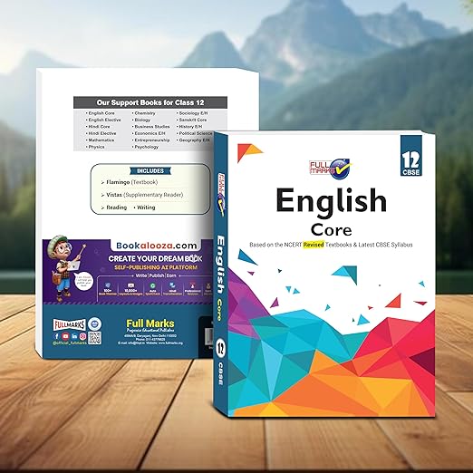 Full Marks English Core CBSE Support Book Class 12 | NCERT Solutions | Question Bank | Reference Books | Help Books | Chapterwise Solutions | NCERT Textual Questions | Study Material