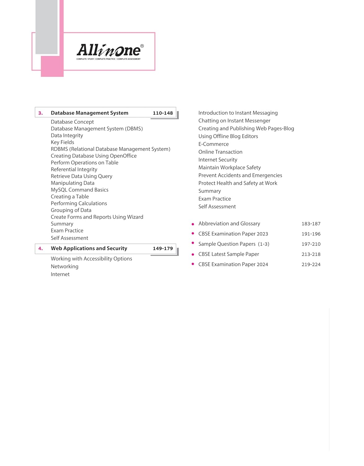 All In One Information Technology CBSE Class 10th Based On Latest NCERT For CBSE Exams 2025 | Mind map in each chapter | Clear & Concise Theory