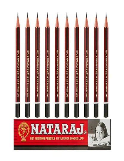 Natraj Pencil HB- Pack of 10