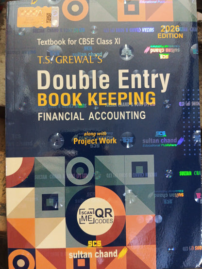 TS GREWAL DOUBLE ENTRY BOOK KEEPING FOR CLASS - 11 | 2026 |  ts grewal